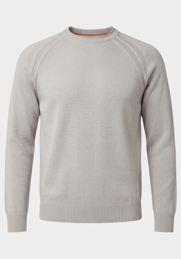 Girocollo cotone tech