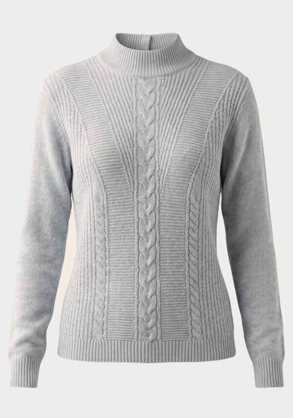 Lupetto in filato mohair e lurex