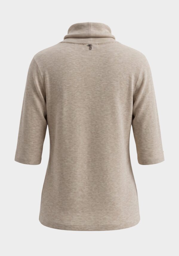 T-shirt dolcevita misto lana