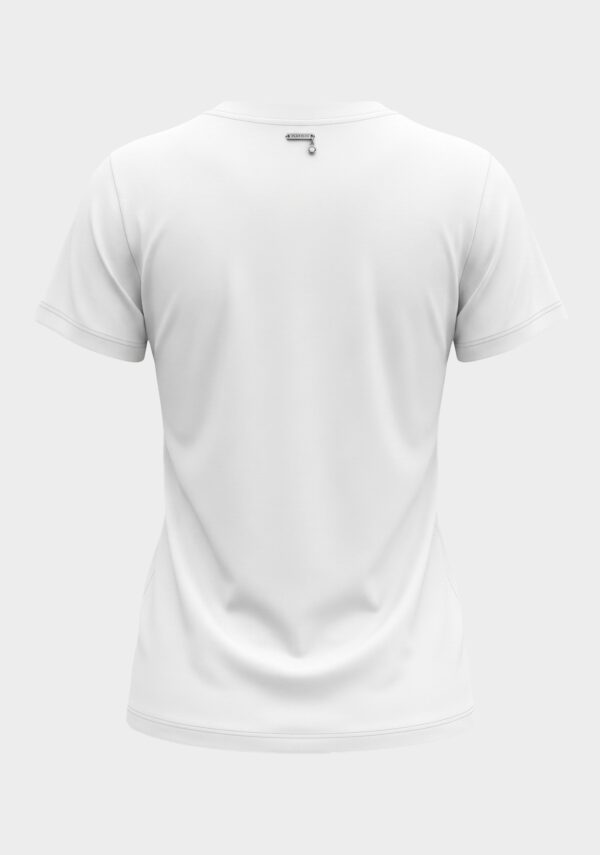 T-shirt con spilla