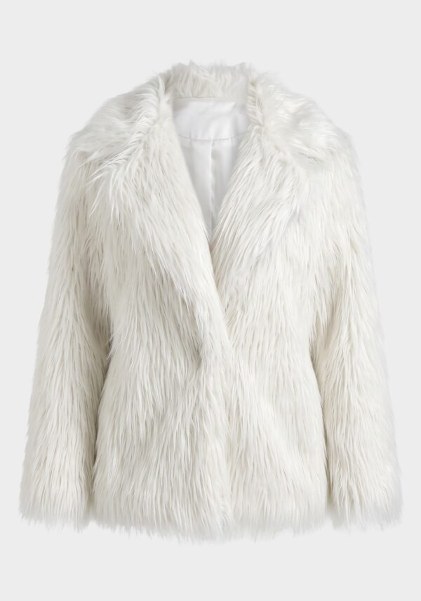 Cappotto effetto pelliccia