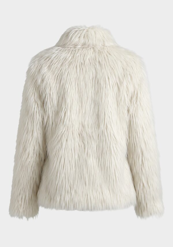 Cappotto effetto pelliccia