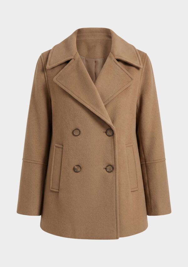 Cappotto corto doppiopetto