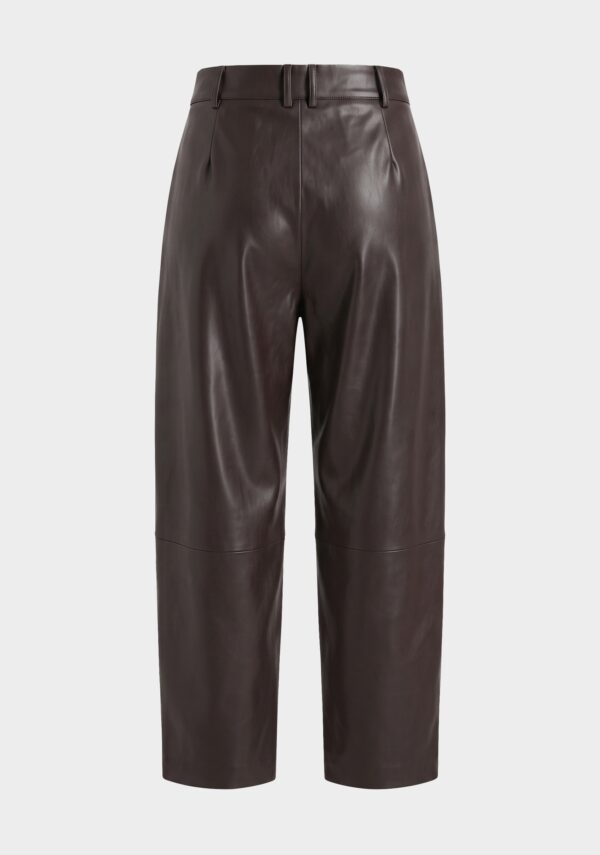 Pantalone balloon in similpelle