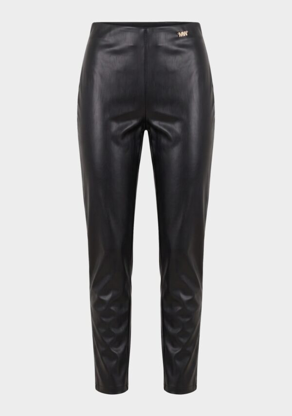 Leggings in similpelle