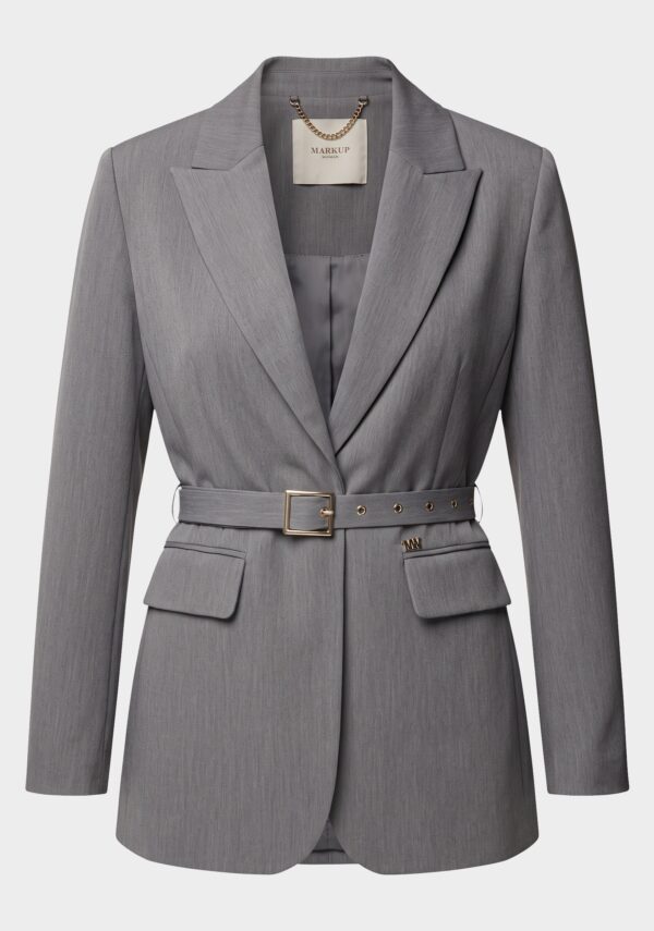 Blazer over in flanella pettinata