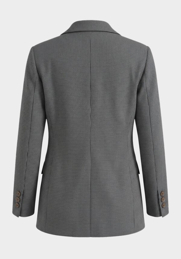 Blazer over in tessuto pied de poule