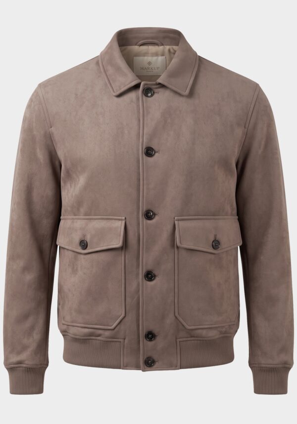 Bomber collo camicia