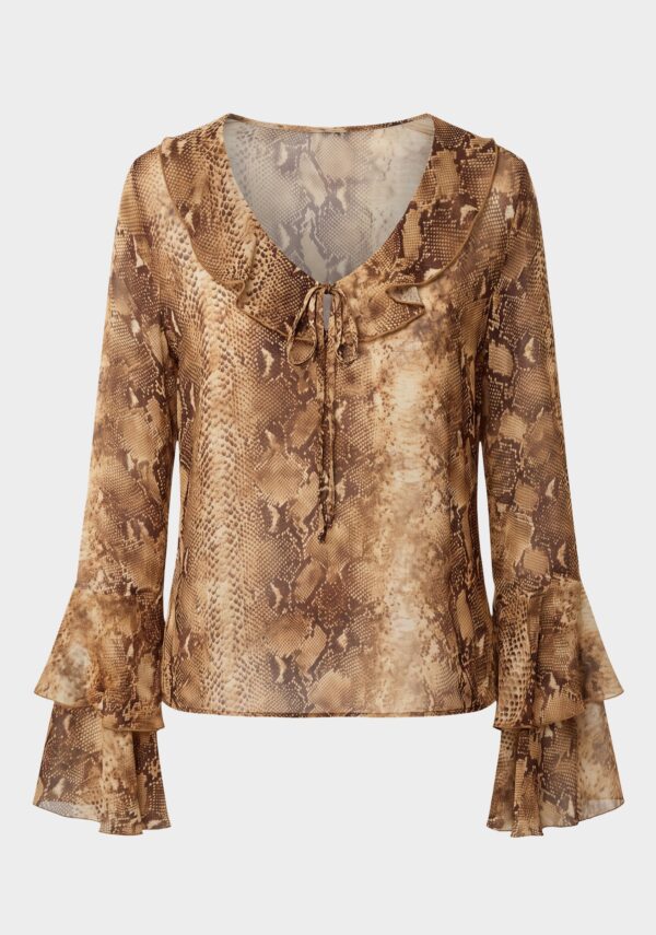 Blusa in georgette