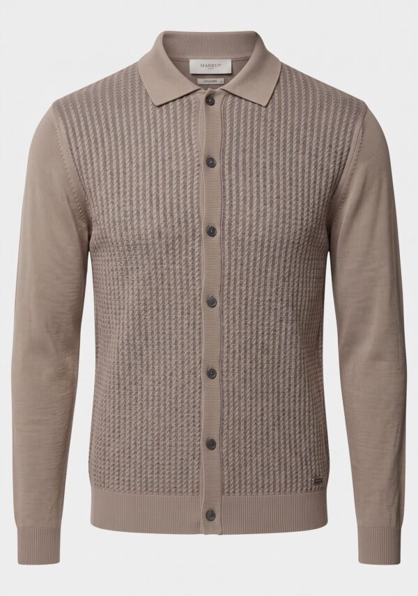 Camicia a Maglia Bicolor