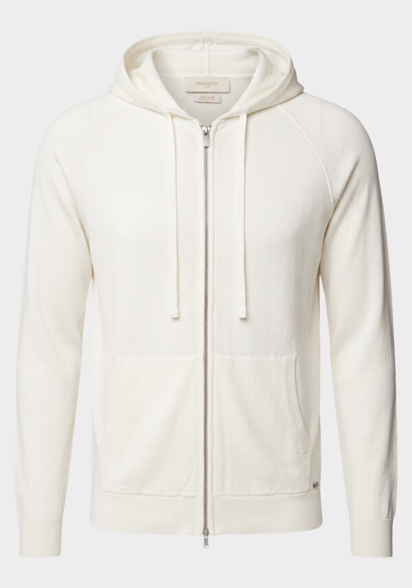 Hoodie Zip Punto Stoffa