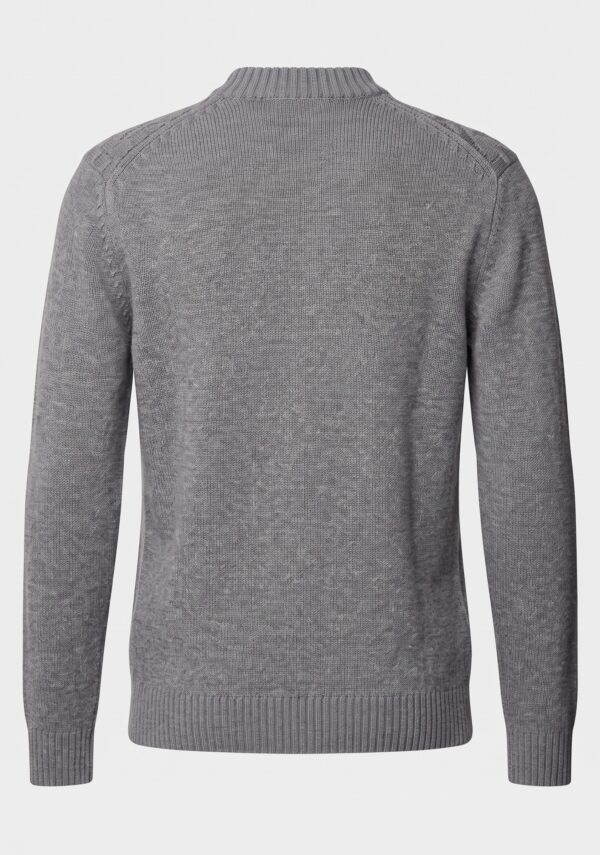 Maglione Girocollo Bottoni al Collo