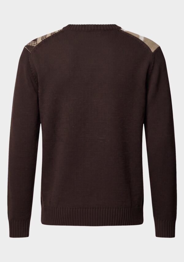 Maglione Girocollo Jacquard Rombi