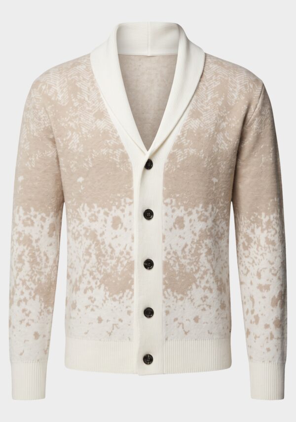 Cardigan Sciallato Full Jacquard