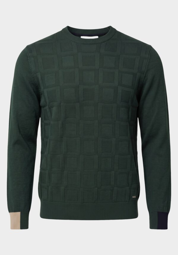 Maglione Girocollo Punto Quadrato