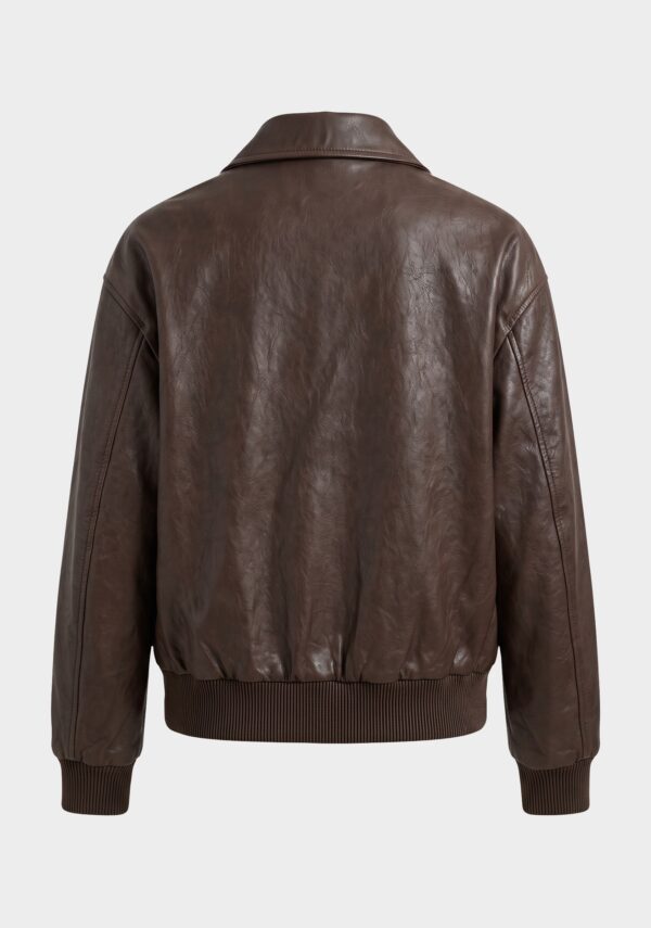 Giubbino bomber in similpelle
