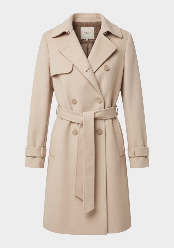 Cappotto con cintura