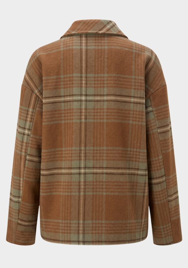 Cappotto corto tartan