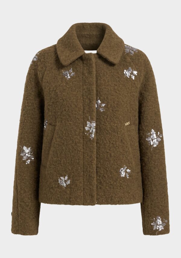Cappotto dettagli paillettes