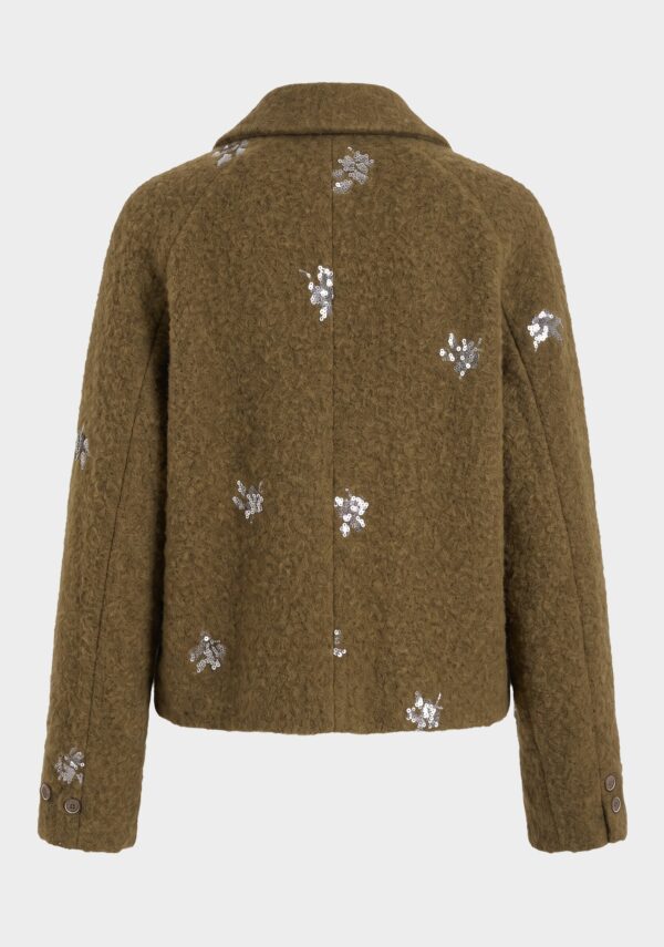 Cappotto dettagli paillettes