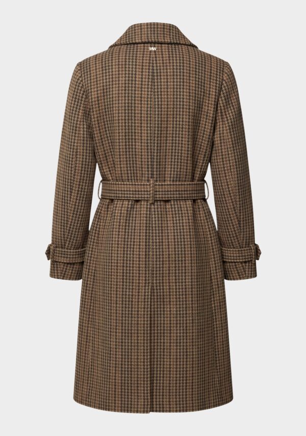 Cappotto lungo pied de poule